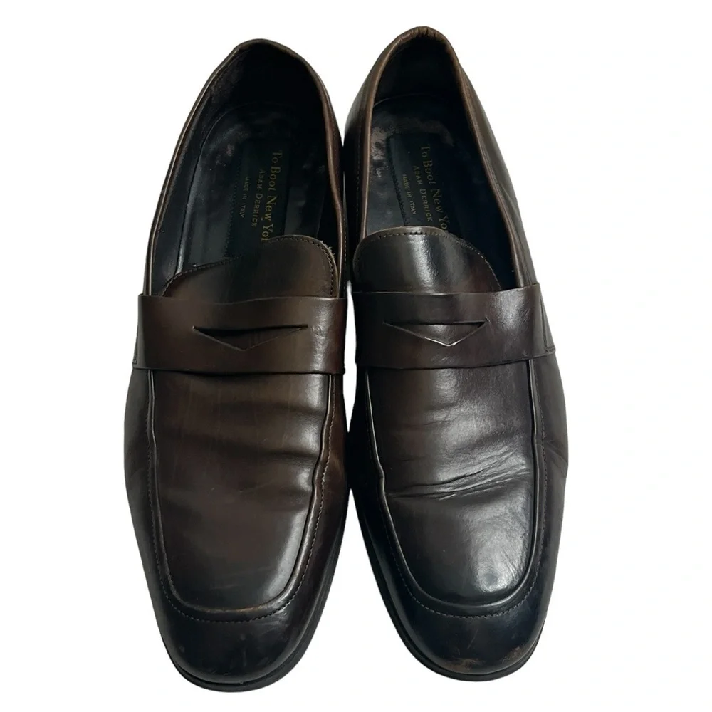 To Boot New York  Brown leather  Loafer size 10